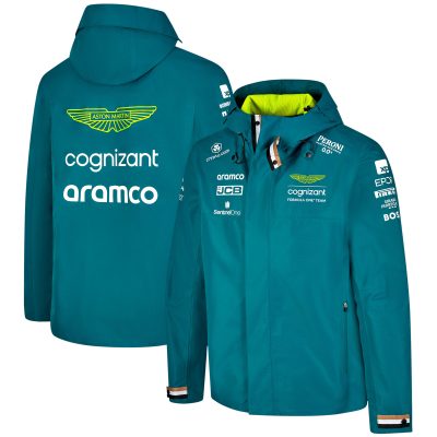 Aston Martin Aramco Cognizant F1 2023 Veste de pluie officielle de l'équipe