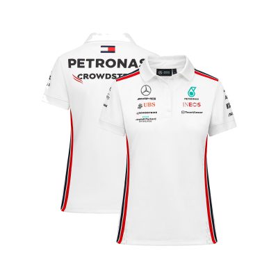 Polo Mercedes AMG Petronas F1 2023 Team - Blanc - Femme