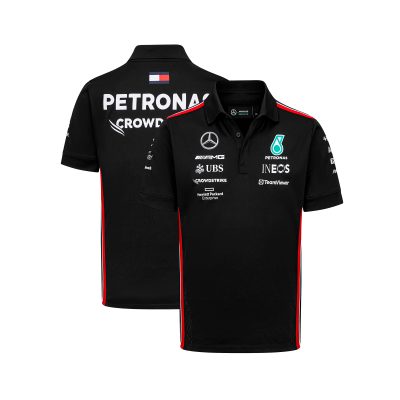 Polo Équipe Mercedes AMG Petronas F1 2023 - Noir