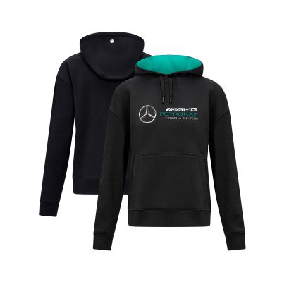 Sweat à capuche oversize Mercedes AMG Petronas F1 - Noir - Femme