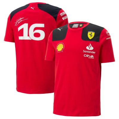 T-shirt Scuderia Ferrari 2023 Team Charles Leclerc