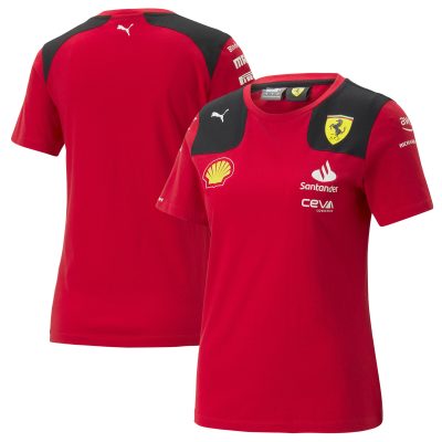 T-shirt de l'équipe Scuderia Ferrari 2023 - Femme