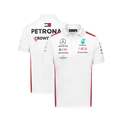 Polo Équipe Mercedes AMG Petronas F1 2023 - Blanc