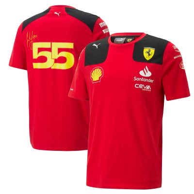 T-shirt Scuderia Ferrari 2023 Team Carlos Sainz