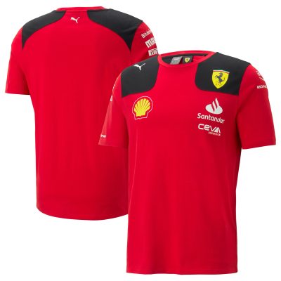 T-shirt de l'équipe Scuderia Ferrari 2023