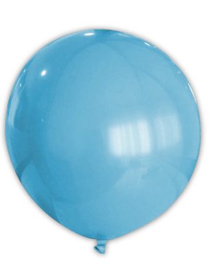 Ballon bleu clair 80 cm