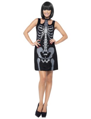 Robe squelette sexy femme
