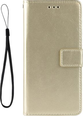 Mobigear Wallet - Coque LG K51s Etui Portefeuille - Or