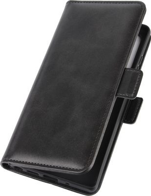 Mobigear Slim Magnet - Coque Samsung Galaxy Note 20 Etui Portefeuille - Noir