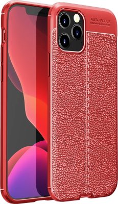 Mobigear Luxury - Coque Apple iPhone 12 Pro Max Coque arrière en TPU Souple - Rouge