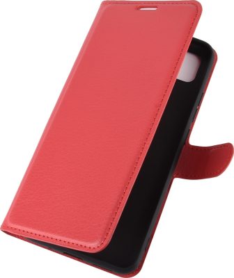 Mobigear Classic - Coque Xiaomi Redmi 9C Etui Portefeuille - Rouge