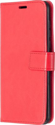 Mobigear Wallet - Coque Motorola Moto G8 Etui Portefeuille - Rouge