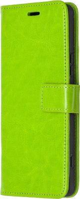 Mobigear Wallet - Coque Sony Xperia 1 II Etui Portefeuille - Vert