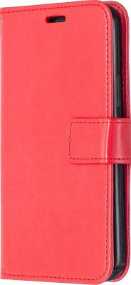 Mobigear Wallet - Coque Apple iPhone 12 Pro Etui Portefeuille - Rouge