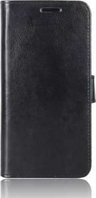 Mobigear Wallet - Coque Apple iPhone 12 Mini Etui Portefeuille - Noir