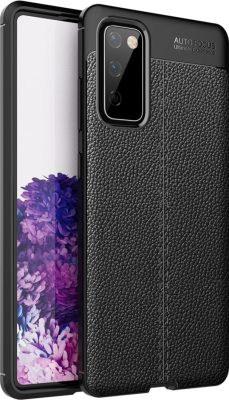 Mobigear Luxury - Coque Samsung Galaxy S20 FE Coque arrière en TPU Souple - Noir