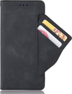 Mobigear Slide Wallet - Coque Samsung Galaxy S20 FE Etui Portefeuille - Noir
