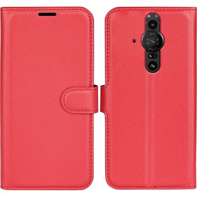 Mobigear Classic - Coque Sony Xperia Pro-I Etui Portefeuille - Rouge