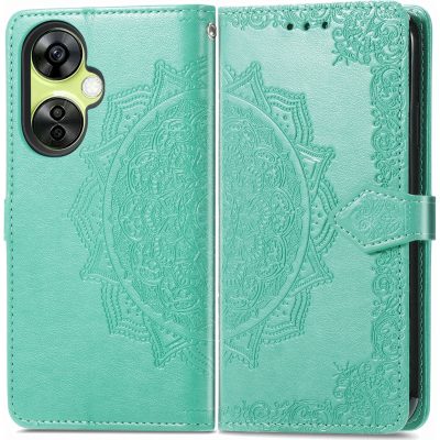 Mobigear Dreamcatcher - Coque OnePlus Nord CE 3 Lite 5G Etui Portefeuille - Turquoise