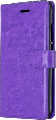 Mobigear Wallet - Coque Xiaomi Mi A3 Etui Portefeuille - Violet
