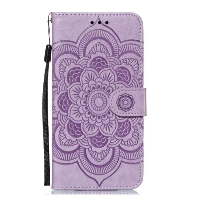 Mobigear Mandala - Coque Samsung Galaxy Note 10 Plus Etui Portefeuille - Violet