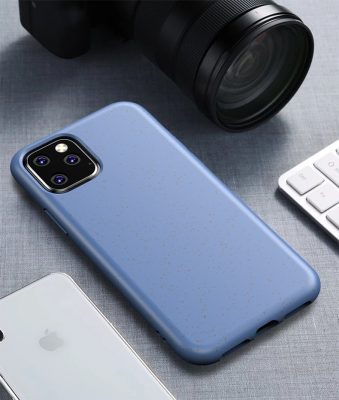 Mobigear Bio - Coque Apple iPhone 11 Coque arrière en Eco-Friendly - Bleu