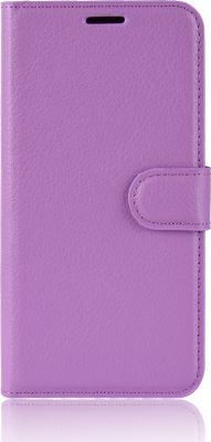 Mobigear Classic - Coque OPPO A91 Etui Portefeuille - Violet