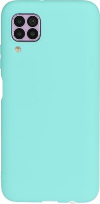 Mobigear Color - Coque Huawei P40 Lite Coque arrière en TPU Souple - Turquoise