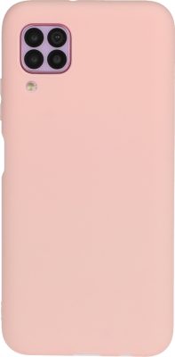 Mobigear Color - Coque Huawei P40 Lite Coque arrière en TPU Souple - Rose