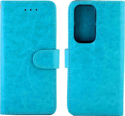 Mobigear Wallet - Coque Huawei P40 Etui Portefeuille - Bleu