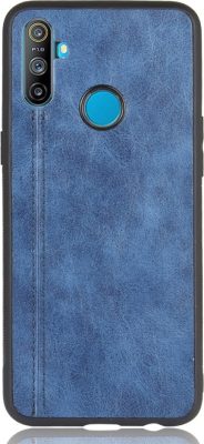 Mobigear Stitch - Coque Realme C3 Coque arrière - Bleu