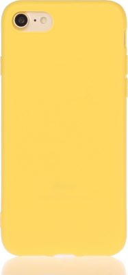 Mobigear Color - Coque Apple iPhone SE (2020) Coque arrière en TPU Souple - Jaune