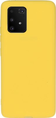 Mobigear Color - Coque Samsung Galaxy S10 Lite Coque arrière en TPU Souple - Jaune