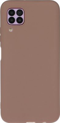 Mobigear Color - Coque Huawei P40 Lite Coque arrière en TPU Souple - Marron