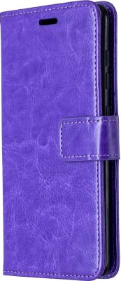 Mobigear Wallet - Coque Samsung Galaxy A41 Etui Portefeuille - Violet