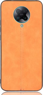 Mobigear Stitch - Coque POCO F2 Pro Coque arrière - Orange