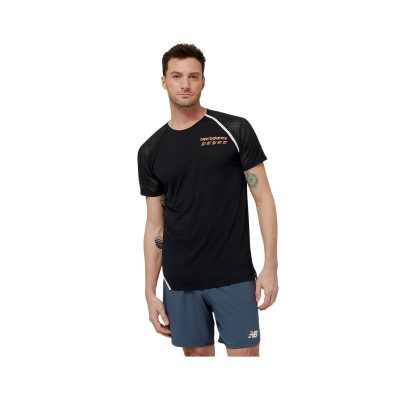 T-shirt à manches courtes New Balance Accelerate Pacer Noir