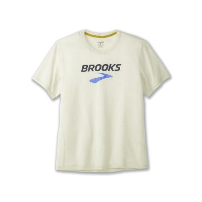 T-Shirt Brooks Distance Beige