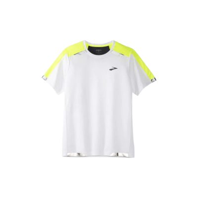 T-Shirt Brooks Run Visible Blanc