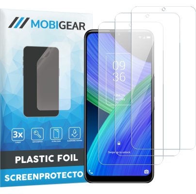 Mobigear - TCL 20 R 5G Protection d'écran Film - Compatible Coque (Lot de 3)