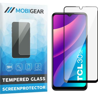 Mobigear Premium - TCL 30 5G Verre trempé Protection d'écran - Compatible Coque - Noir