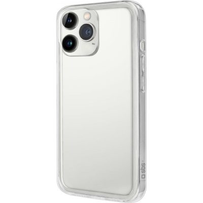 SBS Bumper - Coque Apple iPhone 14 Pro Coque Arrière Rigide Antichoc - Transparent