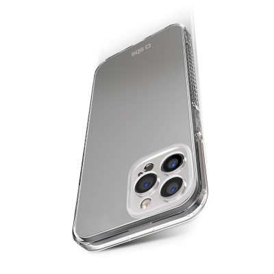SBS Extreme X2 - Coque Apple iPhone 13 Pro Max Coque Arrière Rigide Antichoc - Transparent