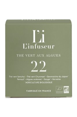 Thé vert aux algues n° 22 sachets ou vrac - Sachets (15 unités) 30g                                - L'infuseur