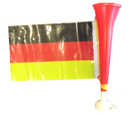 Trompette football avec drapeau Allemagne