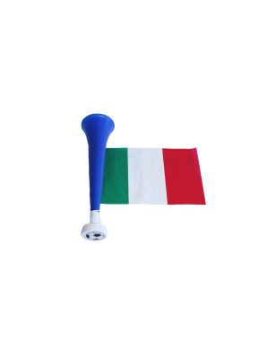 Trompette football avec drapeau Italie