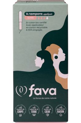 Tampons avec applicateurs - Super                                - Fava