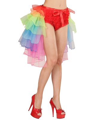 Tutu burlesque multicolore femme