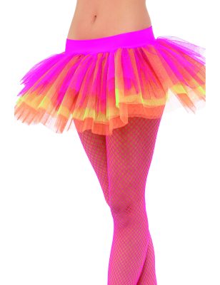 Tutu multicolore fluo de ballerine femme