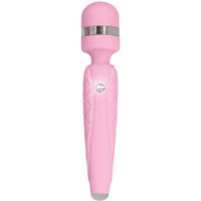 PILLOW TALK Stimulateur massant Cheeky Wand Wibe With Crystal